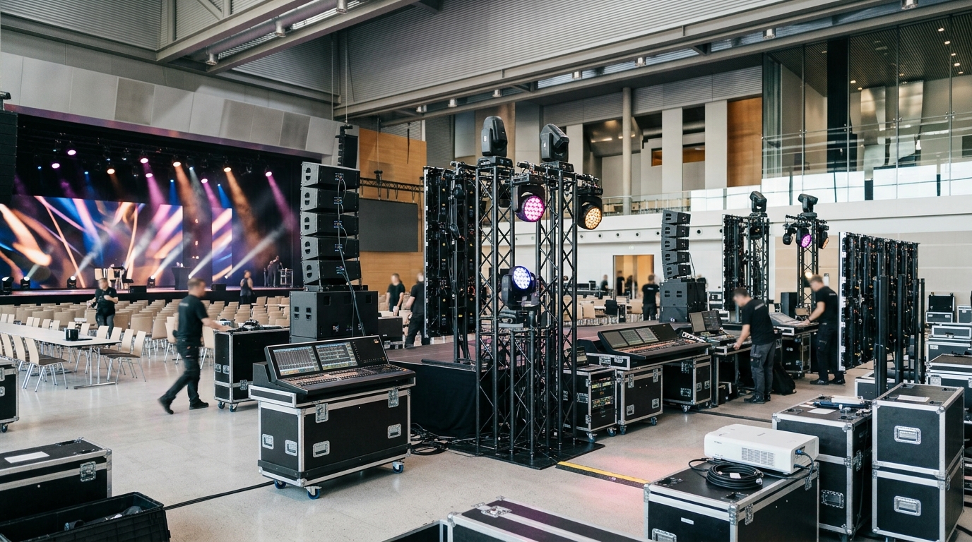 Illustration: Leasing Modern AV and Lighting Gear: A 2026 Financing Guide for Event Professionals